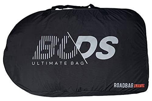 RoadBag Travel - Funda de transporte para bicicleta de carretera, totalmente acolchada, sin desmontar la rueda trasera