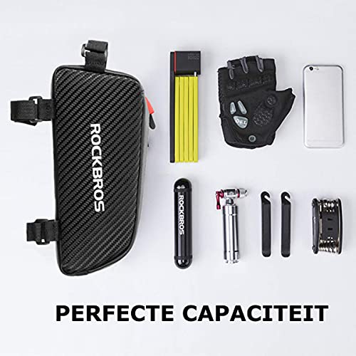 ROCKBROS Bolsa Cuadro de Bicicleta Tubo Superior 1L para Teléfono Móvil iPhone X XS MAX XR 7 8 Plus Ciclismo Triatlón