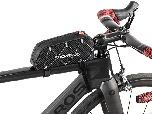 ROCKBROS Bolsa Cuadro de Bicicleta Tubo Superior 1L para Teléfono Móvil iPhone X XS MAX XR 7 8 Plus Ciclismo Triatlón