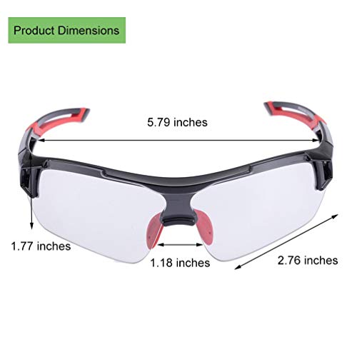 ROCKBROS Gafas de Sol Fotocromáticas Lentes Transparentes con Protección UV400 Ultraligero para Ciclismo Running Deportes al Aire Libre para Hombre y Mujer