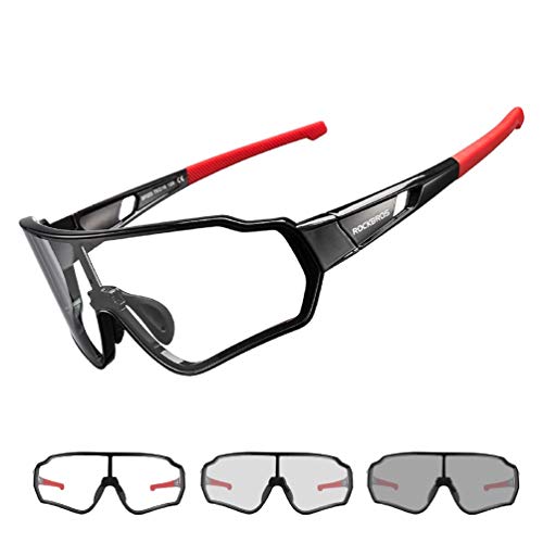 ROCKBROS Gafas Fotocromáticas/Polarizadas de Sol para Hombre y Mujer Protección UV400 para Bicicleta Pesca Running Conducir Deportes al Aire Libre