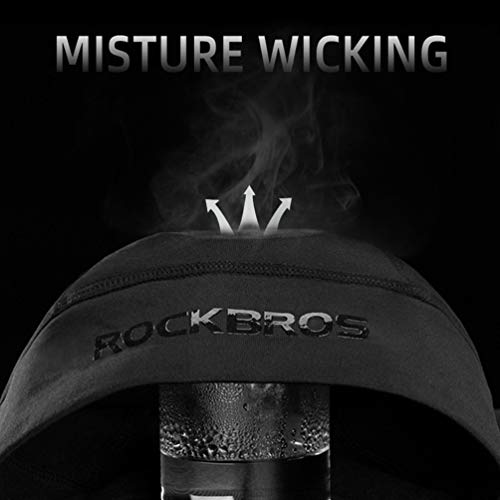 ROCKBROS Gorro Ciclismo Térmico de Invierno Skull Cap Bajo Casco a Prueba de Viento Bicicleta Running Deportes Unisex