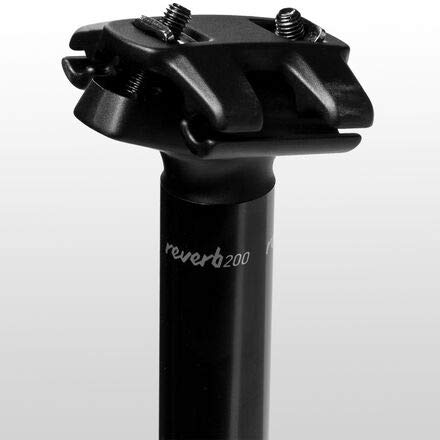 RockShox Reverb Stealth-1X - Tija de sillín telescópica C1 (34 x 100 x 2000 mm, Incluye Kit con Borde de purgado, Discreto y Montura X), Color Negro