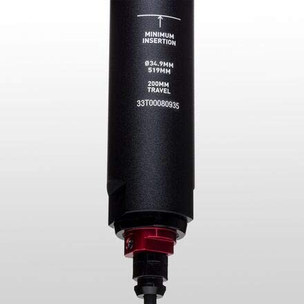 RockShox Reverb Stealth-1X - Tija de sillín telescópica C1 (34,9 mm x 2000 mm, 1 Mando a Distancia (Izquierda/Abajo), Color Negro