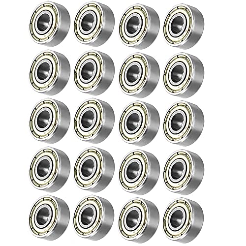 Rodamientos de Bolas, Rodamientos, Rodamientos de Bolas de Ranura Profunda, Cojinete de Bolas de Ranura Profunda, Rodamientos de Bolas Bearing, 694ZZ Rodamientos, 4mm x 11 mm x 4 mm, 20 pzs