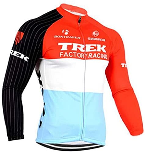 Ropa Bicicleta Hombre Invierno, Maillot Ciclismo Térmico de Manga Larga