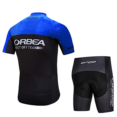 Ropa Ciclismo Verano Hombre Equipacion Traje Ciclismo Hombre Maillot Ciclismo + Pantalon Bicicleta para Ropa Ciclista MTB