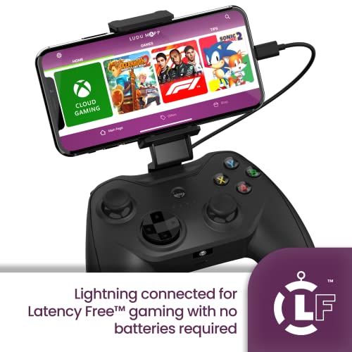 RotorRiot - Controlador Remoto, Joystick para Drones, Compatible con Apple Arcade y dispositivos iOS/iPhone a través de Lightning Cable, Botones L3/R3 para una experiencia de juego mejorada, 1000+ App