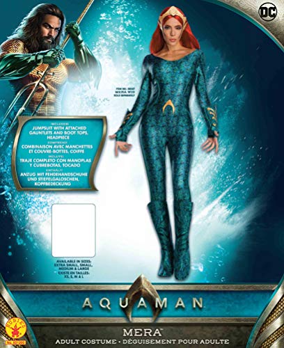 Rubies Disfraz oficial de Aquaman The Movie, para mujer, talla M