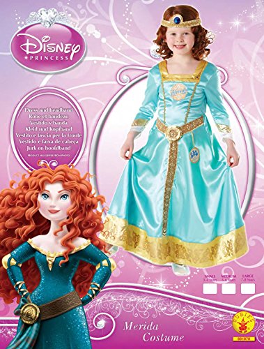 Rubie's - Disfraz oficial de la princesa Mérida de Disney, talla mediana