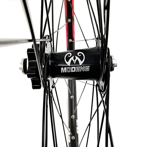 Ruedas Delanteras Y Traseras Bicicleta 26"/27.5"/29" Llanta Aleación Doble Pared CNC MTB Juego Ruedas Bicicleta 32H Freno Disco QR 8-10 Velocidades Cassette Hubs Rodamiento Bolas