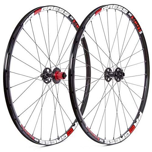 Ruedas Progress JGO XCD-1 29 9/15x100 y 9x135 Shimano Negro/Roja