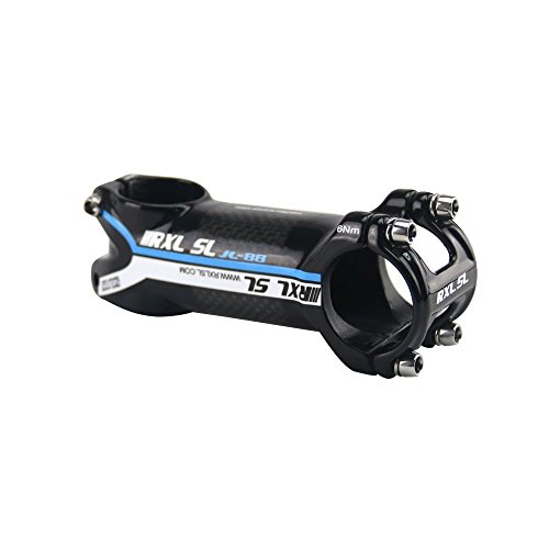 RXL SL potencias Carbono Carretera 31.8mm 3K Brillante Azul Potencia para la Bicicleta MTB 90mm