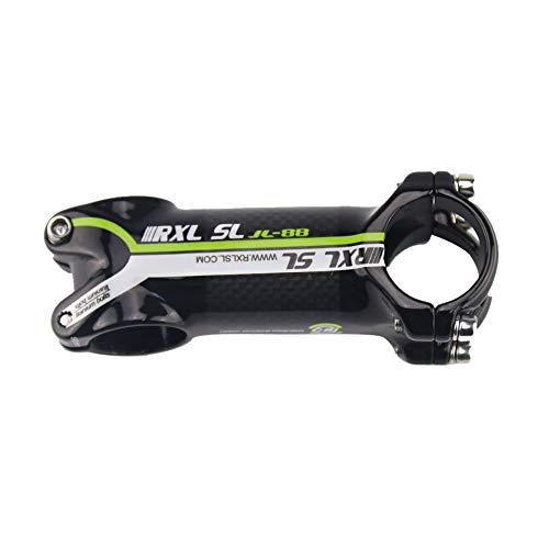 RXL SL potencias de Bici Carbono 28.6mm Potencia Manillar Carretera 31.8 * 90mm 3K Brillante Verde