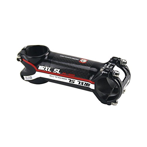 RXL SL potencias MTB Carbono 31.8mm 3K Brillante Rojo Fibra de Carbon+Aleación de Aluminio Potencia Bicicleta Carretera 80mm