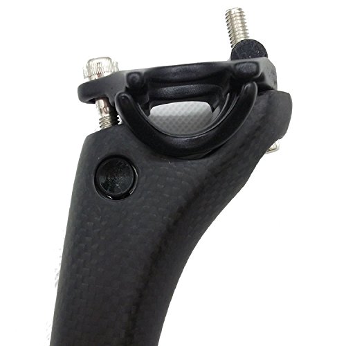 RXL SL Tija Carbono Adecuado para Bicicletas de Montaña de Carretera 3K Mate Negro 27.2 * 400mm