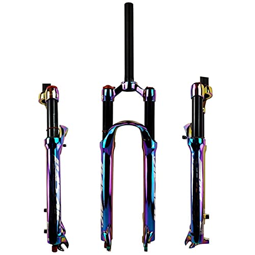SAHFV Bicicleta de montaña 32rl100mm Fork para una aleación de Aluminio de platillo de Color de Bicicleta MTB Supensión de bifurcación de Bicicleta Air 26/27.5 / 29er Pulgada (Color : 29er HL)