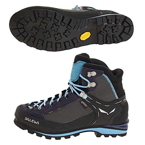 Salewa WS Crow Gore-TEX Botas de Senderismo, Premium Navy/Ethernal Blue, 38 EU