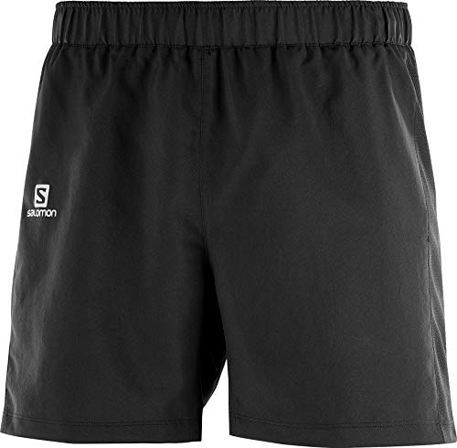 Salomon Agile 5'' Short - 5 Shorts Para Running Hombre, Negro, M