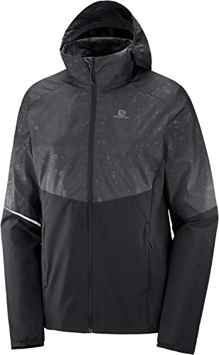 SALOMON Agile FZ Hoodie W Chaqueta Cortavientos, Negro, Talla XS para Mujer