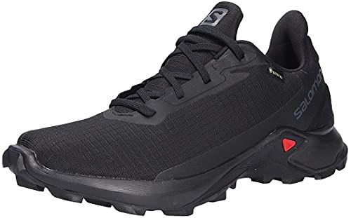 Salomon Alphacross 3 Gore-Tex (impermeable) Hombre Zapatos de trail running, Negro (Black/Black/Black), 45 ⅓ EU