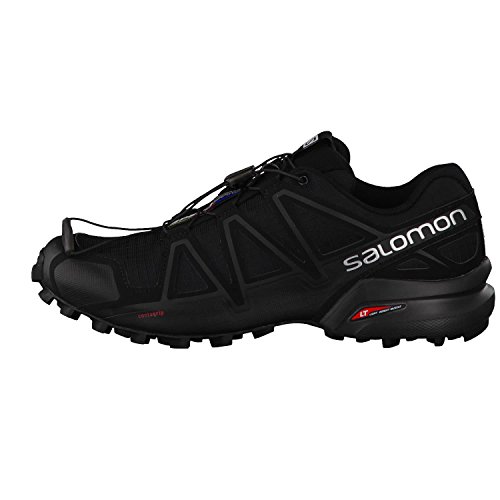 Salomon Speedcross 4, Hombre, Negro (Black/Black Metallic), 43 ⅓ EU