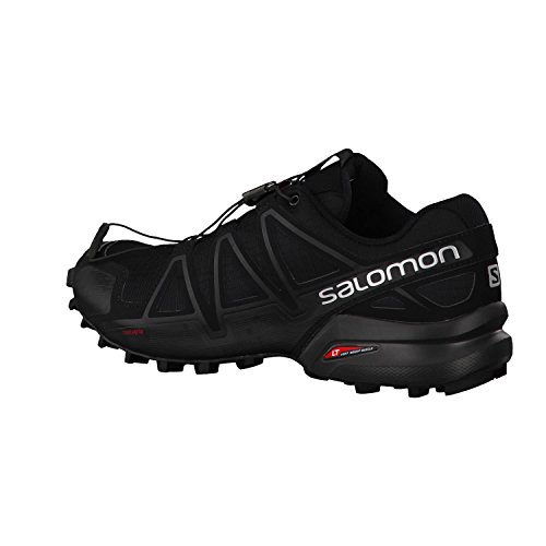 Salomon Speedcross 4, Hombre, Negro (Black/Black Metallic), 43 ⅓ EU