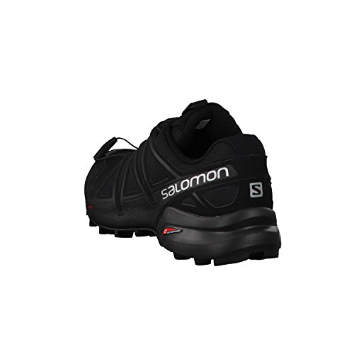 Salomon Speedcross 4, Hombre, Negro (Black/Black Metallic), 43 ⅓ EU