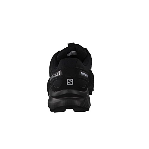 Salomon Speedcross 4, Hombre, Negro (Black/Black Metallic), 49 ⅓ EU