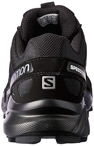 Salomon Speedcross 4 Mujer Zapatos de trail running, Negro (Black/Black/Black Metallic), 39 ⅓ EU