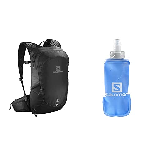 SALOMON Trailblazer 30 Capacidad 30L Hombre Mujer Mochila Trail Running Senderismo Esquí Snowboard + Soft Flask Bidón Flexible 500ML Trail Running Senderismo