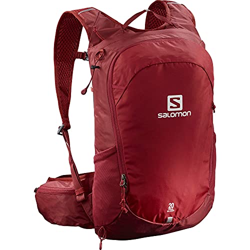 Salomon Trailblazer Hombre Mujer Mochila Trail Running Senderismo Esquí Snowboard, Rojo (Red Chili), Talla única