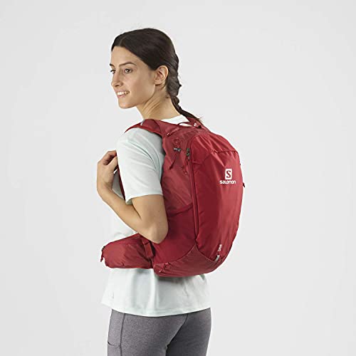 Salomon Trailblazer Hombre Mujer Mochila Trail Running Senderismo Esquí Snowboard, Rojo (Red Chili), Talla única