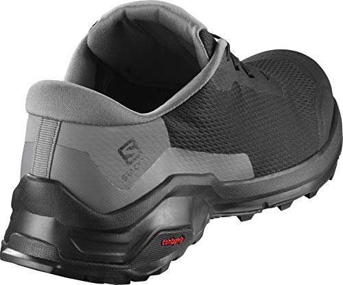 Salomon X Reveal Hombre Zapatos de trekking, Negro (Black/Black/Quiet Shade), 43 ⅓ EU