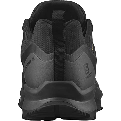 Salomon XA Collider 2 Gore-Tex (impermeable) Hombre Zapatos de trail running, Negro (Black/Black/Ebony), 42 EU