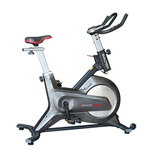 SALTER Bicicleta Indoor Space PT-1890 Freno magnético, Volante de inercia Equivalente a 16kg, transmisión por Correa Poli V de Caucho, Uso doméstico sin limite de Horas de Uso.