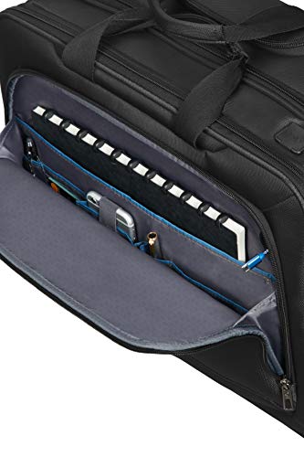 Samsonite Vectura Evo - Maletín para portátil con ruedas 17.3 pulgadas, 46 cm, 27.5 L, Negro (Black)