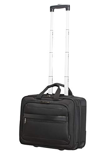 Samsonite Vectura Evo - Maletín para portátil con ruedas 17.3 pulgadas, 46 cm, 27.5 L, Negro (Black)