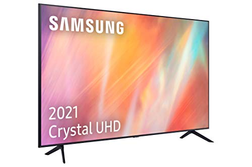 Samsung 4K UHD 2021 55AU7105 - Smart TV de 55" con Resolución Crystal UHD, Procesador Crystal UHD, HDR10+, PurColor, Contrast Enhancer y Alexa Integrada