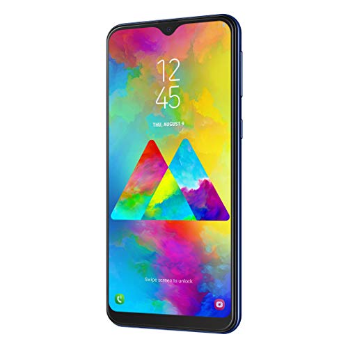 Samsung Galaxy - M20 Smartphone, FHD+ Infinity V Display 6.3, 4 GB RAM, 64 GB ROM, azul
