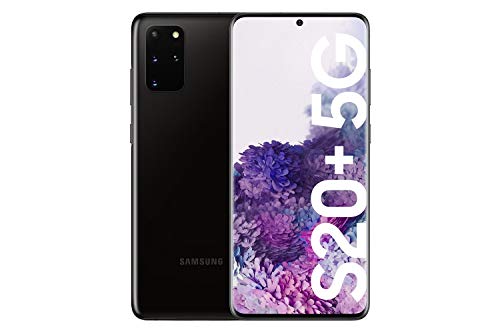 Samsung Galaxy S20+ 5G - Smartphone 6.7" Dynamic AMOLED (12GB RAM, 128GB ROM , cuádruple cámara trasera 64MP, Octa-core Exynos 990, 4500mAh batería, carga ultra rápida) Cosmic Black