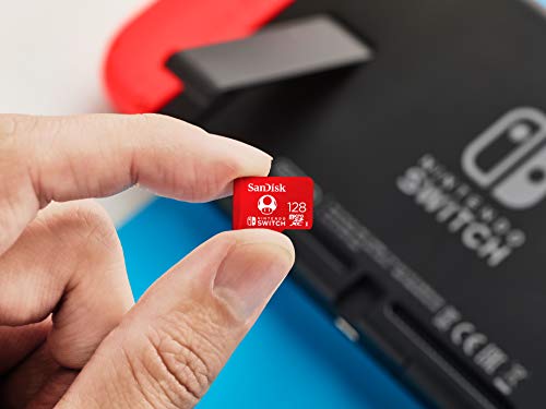 SanDisk microSDXC UHS-I Tarjeta para Nintendo Switch 128GB, Producto con Licencia de Nintendo