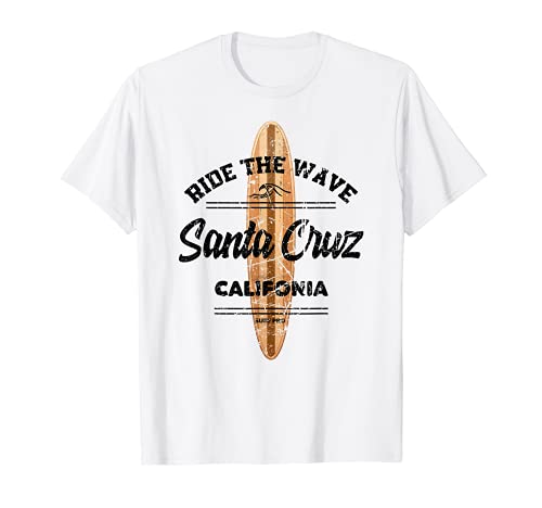 Santa Cruz California vintage retro Camiseta