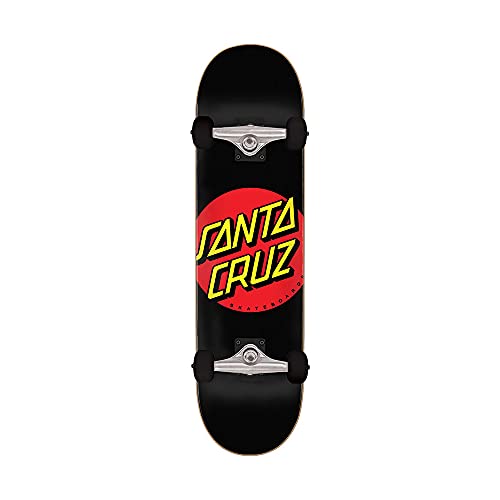 Santa Cruz Classic Dot 8.0" compleet Skateboard Black