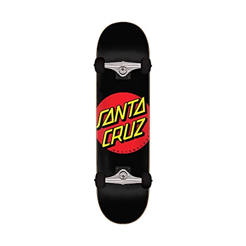 Santa Cruz Classic Dot 8.0" compleet Skateboard Black