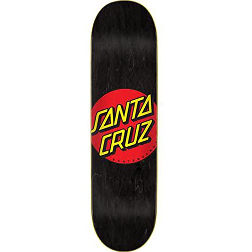 Santa Cruz Classic Dot 8.25" skateboard deck black