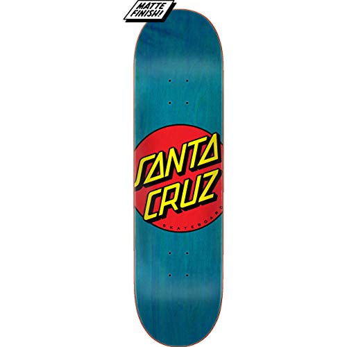 Santa Cruz Classic Dot 8.5" skateboard deck blue