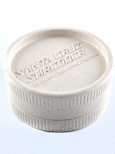 Santa Cruz Shredder Eco - Molinillo de cáñamo biodegradable, diseño de hoja ecológica