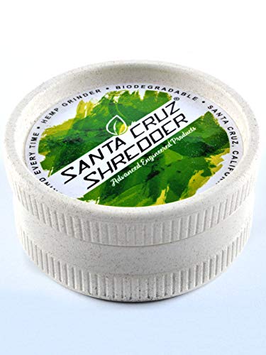 Santa Cruz Shredder Eco - Molinillo de cáñamo biodegradable, diseño de hoja ecológica