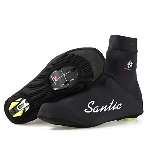 Santic Cubrezapatillas Ciclismo MTB Cubrezapatillas Bicicleta Invierno Cubrezapatos Ciclismo sin Fleece adentro L